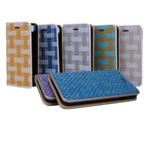Sunny Knit Flip Case with Retro Hemming for Smartphone / Tablet