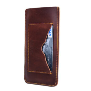 Minimalist Pouch Genuine Leather Pouch with Card Slot